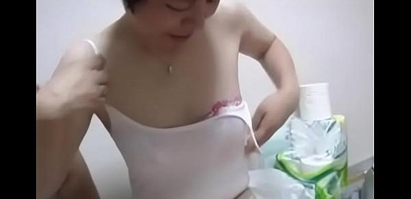  54yr old japanese granny with big guy hairy